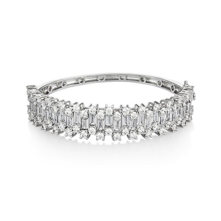 Baguette Crystal Bracelet (Source: Shazé)
