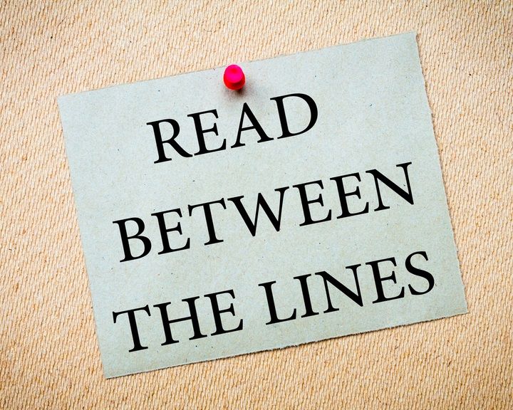essay about reading between the lines