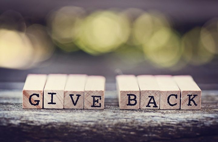 Give Back (Image Courtesy: Shutterstock)