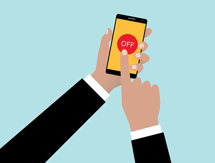 Switching Off Your Phone | Image Courtesy: Shutterstock