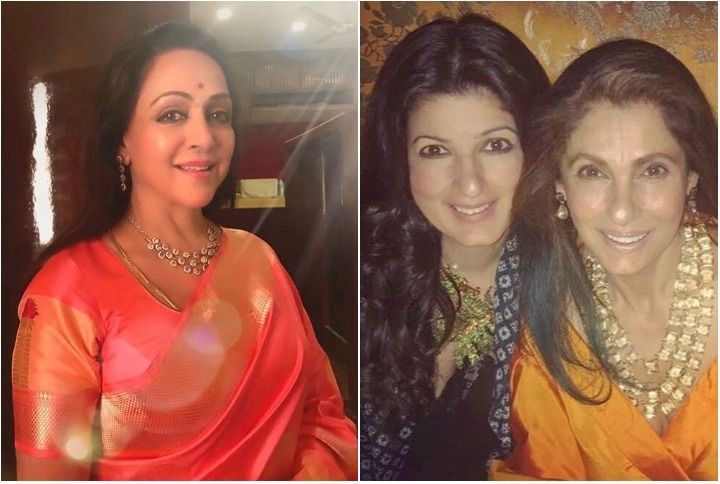 Hema Malini, Twinkle Khanna and Dimple Kapadia