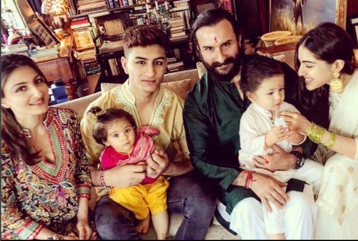 Photos: Taimur Ali Khan Celebrates Rakhi With Family