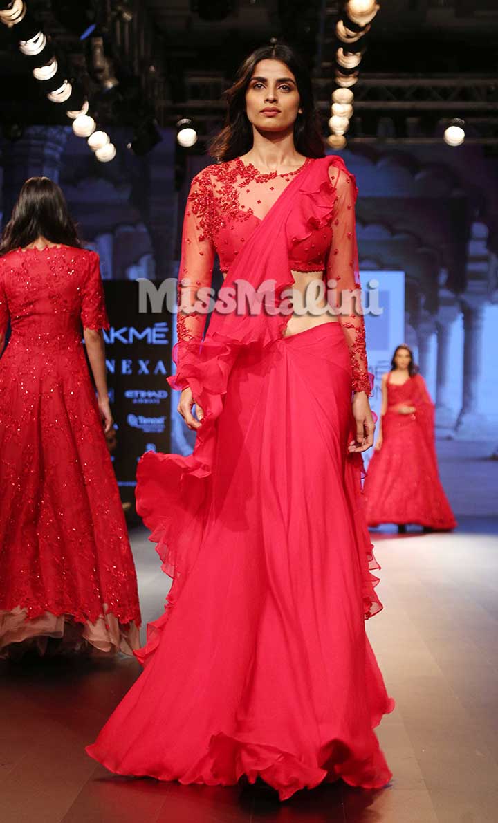 ANUSHREE REDDY at Lakme Fashion Week Winter/Festive 2018 | Source: Yogen Shah