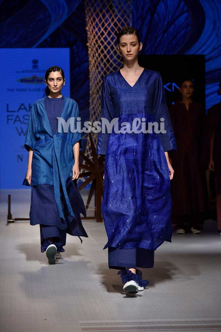 KHADI AND VILLAGE INDUSTRIES COMMISSION PRESENTS- THE THIRD FLOOR CLOTHING at Lakme Fashion Week Winter/Festive 2018 | Source: Viral Bhayani