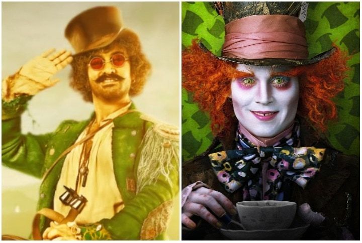 Aamir Khan and Johnny Depp as Mad Hatter