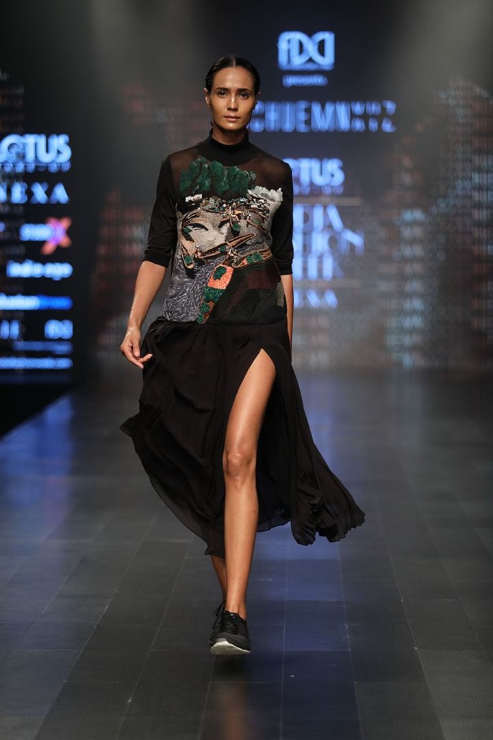 Huemn at Lotus Make-up India Fashion Week Spring Summer 2019