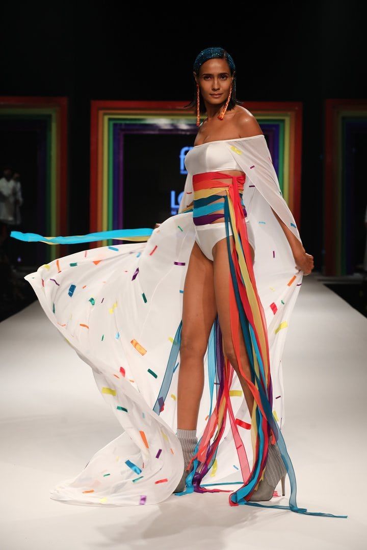 Collection by Wendall Rodricks for the Rainbow collection at LMIFW SS'19