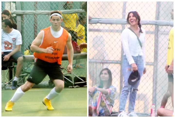 Photos: Priyanka Chopra Cheers On As Nick Jonas Plays Football With Dhoni, Ishaan Khatter, Aditya Roy Kapur &#038; Others