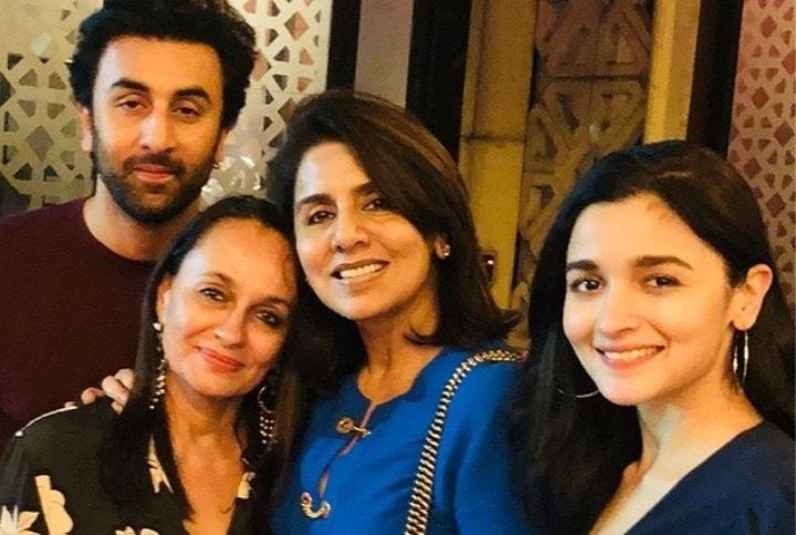 This Picture Of Ranbir Kapoor &#038; Alia Bhatt With Their Moms Is The Best Thing You’ll See Today