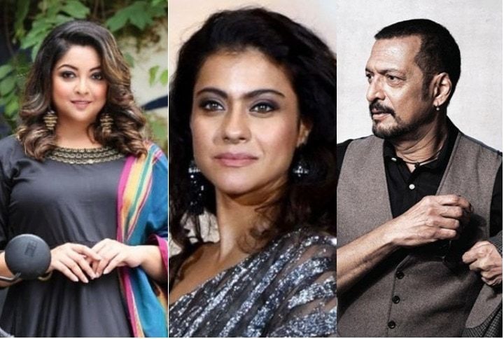 Tanushree Dutta, Kajol and Nana Patekar