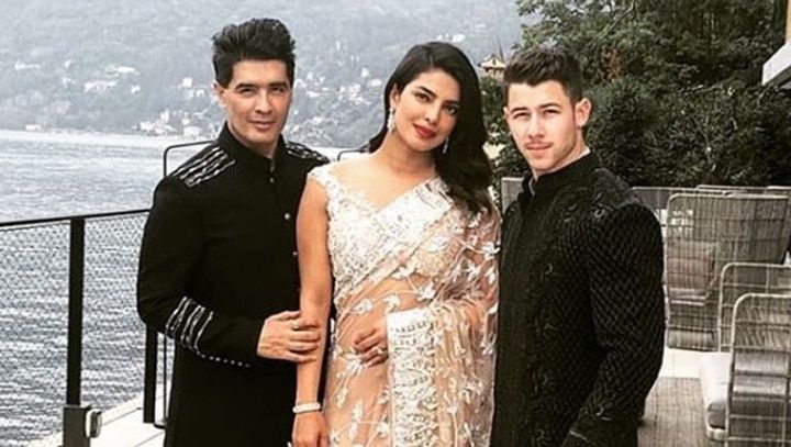 Priyanka Chopra & Nick Jonas Look Their Desi Best In Manish Malhotra