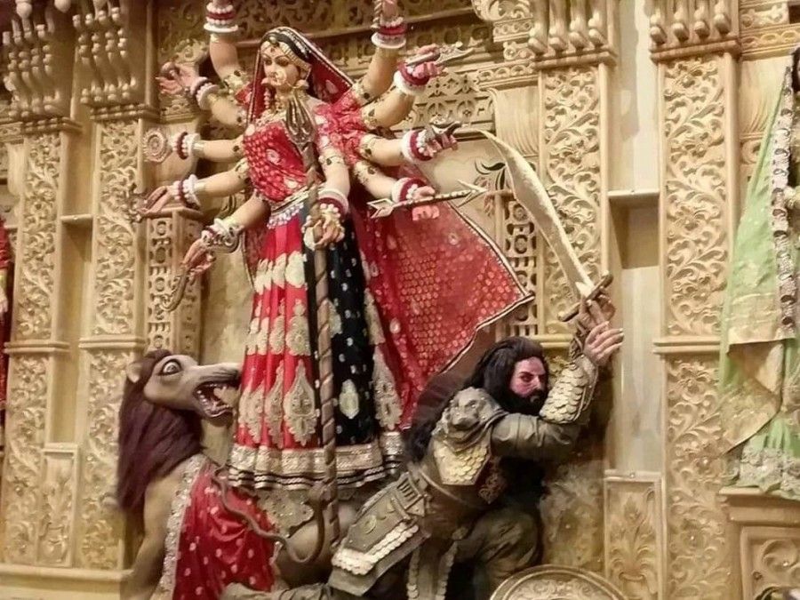 Padmaavat inspired Goddess Durga Idol