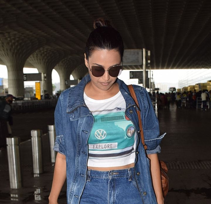 The Back Of Swara Bhaskar’s Denim Jacket Will Make You Instantly Love Her Outfit