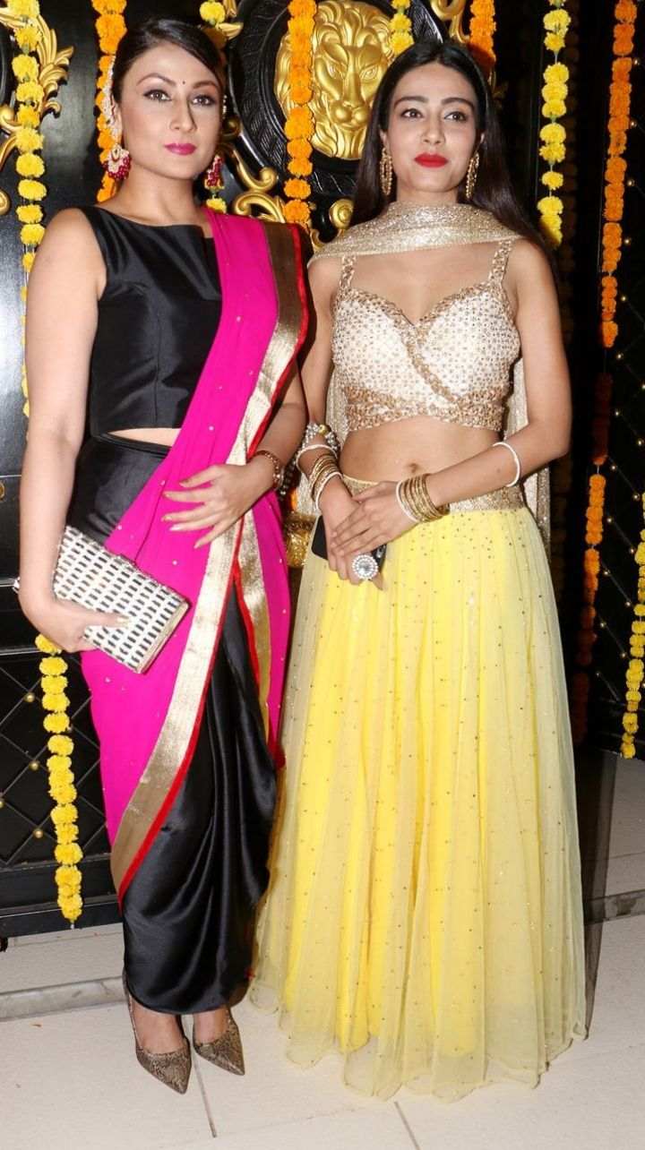 Urvashi Dholakia, Charu Mehra At Ekta Kapoor's Diwali Party