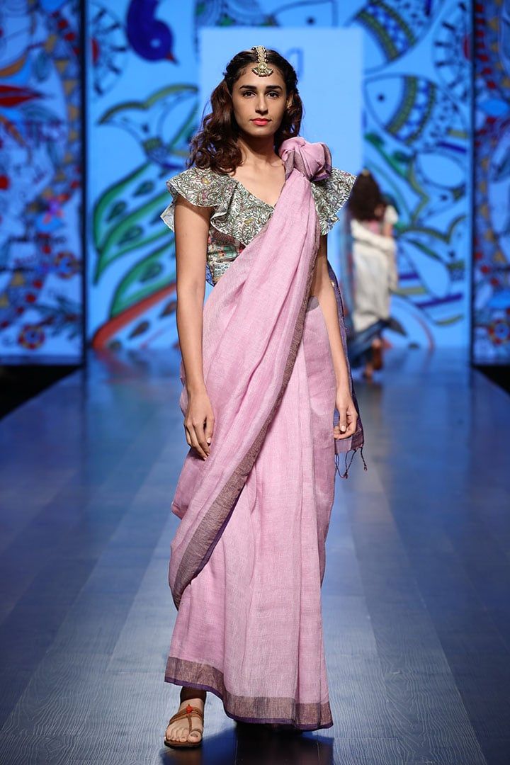 Nirmooha by Prreeti Jain Nainutia at Lotus Make-Up India Fashion Week Spring Summer 2019