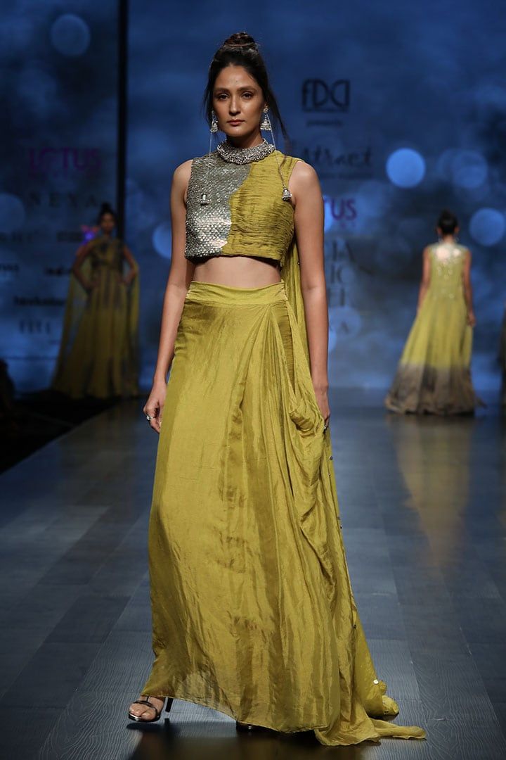 Megha Jain Madaan at Lotus Make-Up India Fashion Week Spring summer 2019