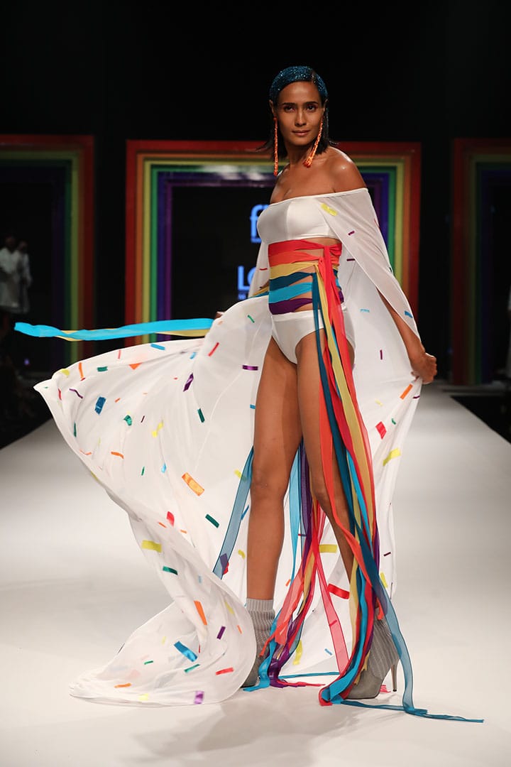 Wendall Rodricks, Rainbow Showcase at Lotus Make-Up India Fashion Week Spring Summer 2019