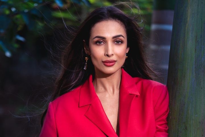 Malaika Arora’s Blazing Pantsuit Proves That Red Is The Colour Of The Season