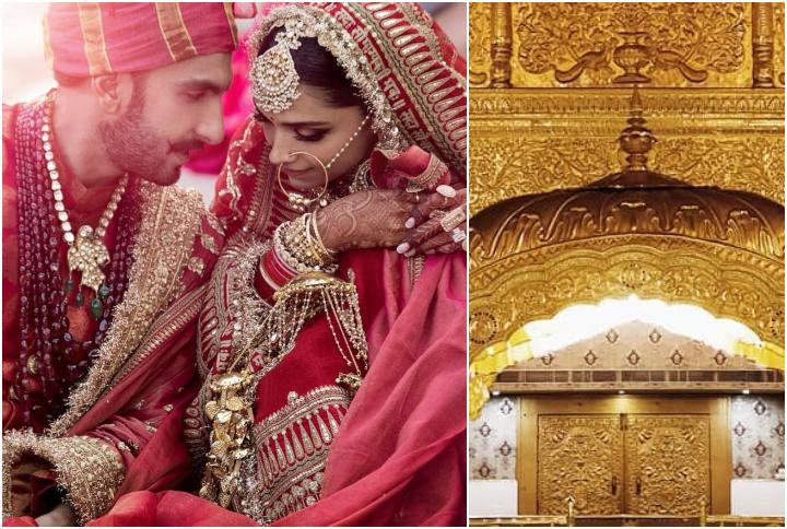 Temporary Gurudwara Created For Deepika Padukone & Ranveer Singh’s Sindhi Wedding