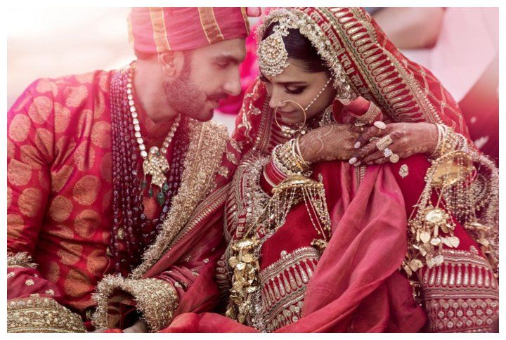Ranveer Singh and Deepika Padukone wedding photo