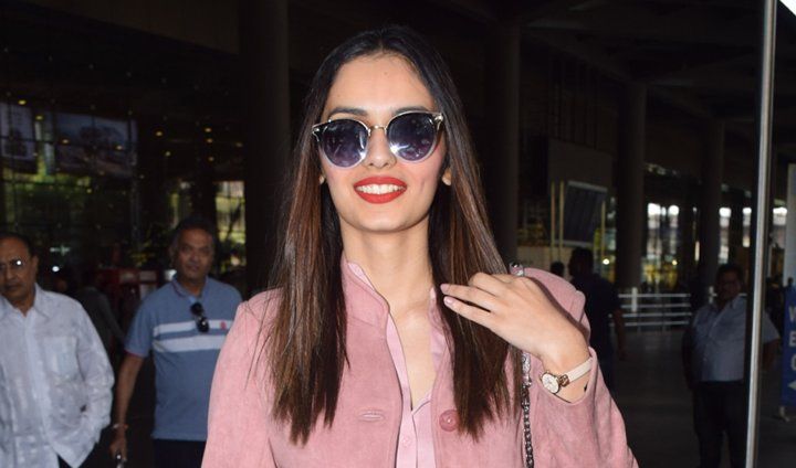Manushi Chhillar’s Pastel Pink Monochrome Look Is Just What Our Winter Wardrobe Needs