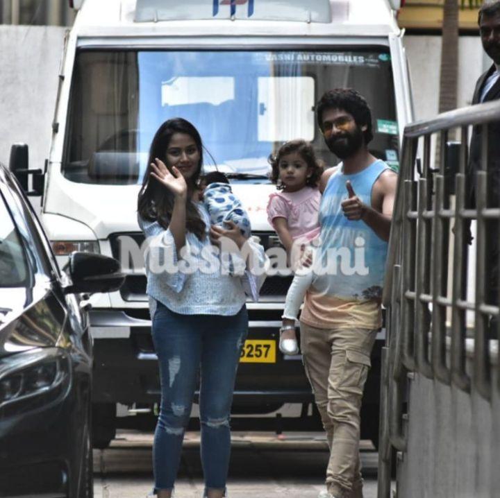 Mira Kapoor, Zain Kapoor, Misha Kapoor and Shahid Kapoor