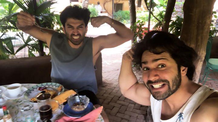 Varun Dhawan and Aditya Roy Kapur ( Source: Instagram | @varundvn)