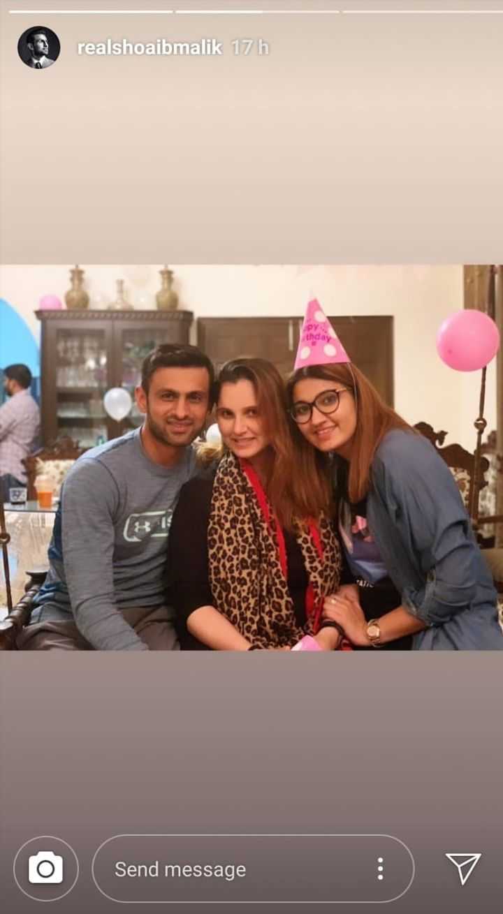 Sania Mirza, Shoaib Malik and Izhaan Mirza Malik (Source: Instagram @realshoaibmalik)