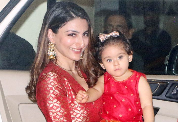 Soha Ali Khan & Inaaya Twin In Their Desi Outfits & Our Hearts Are Exploding