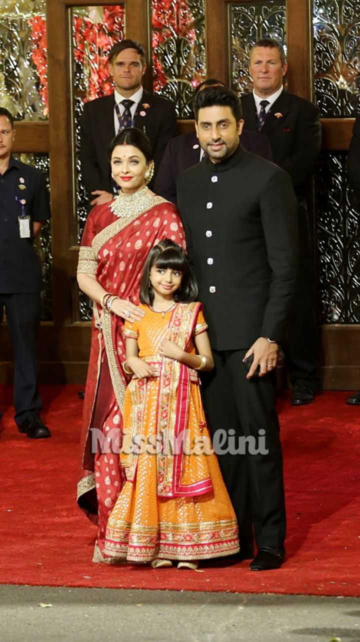 Aishwarya Rai Bachchan, Abhishek Bachchan and Aaradhya Bachchan