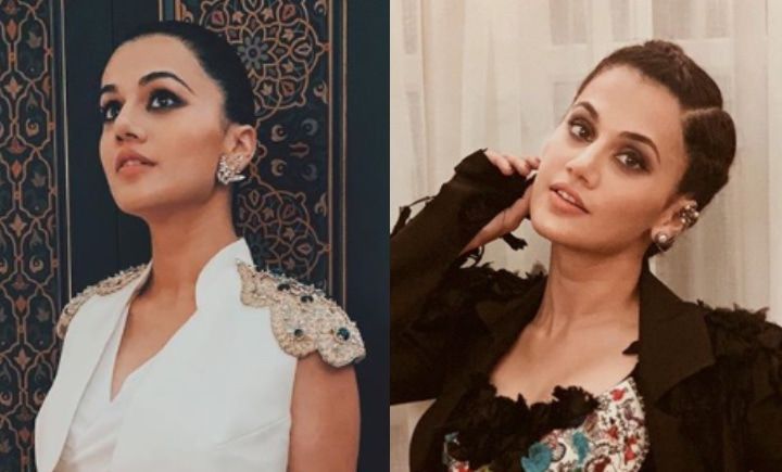 Taapsee Pannu Glams Up In Two Monochrome Looks For 2018 Marrakech International Film Festival