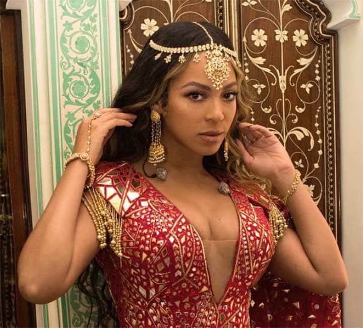 The Outfits Beyoncé Wore For The Ambani-Piramal Wedding Were Dripping In Diamonds