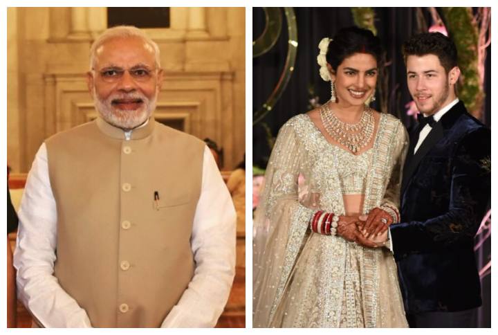 Photos: PM Narendra Modi Drops In To Wish Newlyweds Priyanka Chopra & Nick Jonas