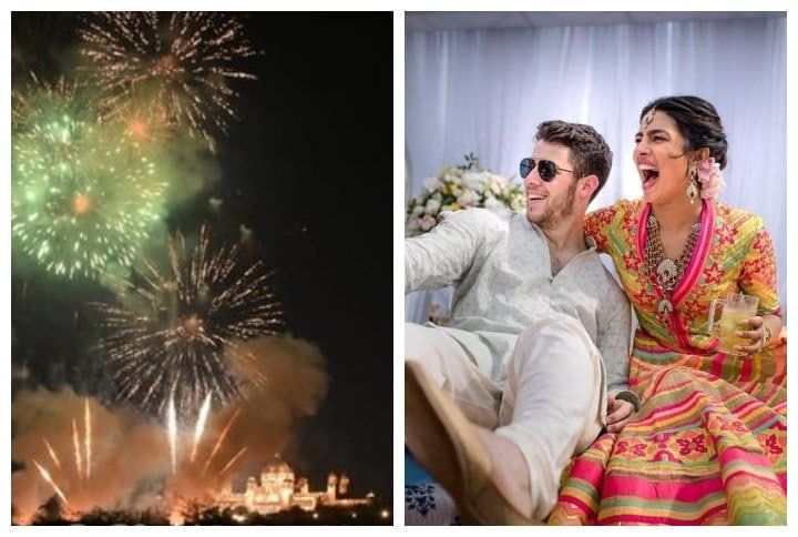 Photos: Celebrations Begin With Fireworks After Nick Jonas & Priyanka Chopra’s Wedding At Umaid Bhawan Palace
