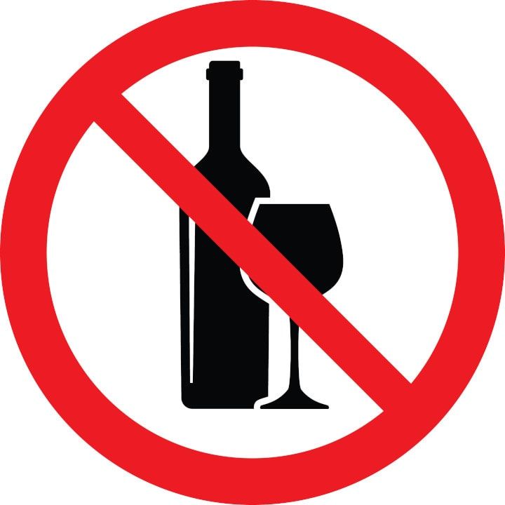 No Alcohol (Image Courtesy: Shutterstock)