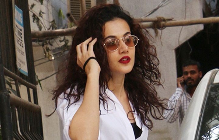 Taapsee Pannu’s Monochrome Outfit Has Simple Elements But Still Looks So Chic