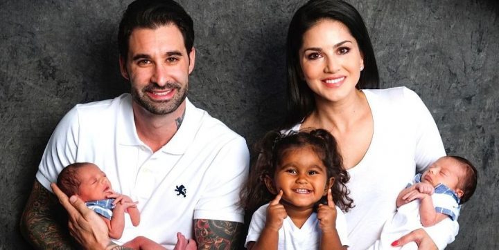 This Family Picture Of Sunny Leone & Daniel Weber With Their Children Is All Heart