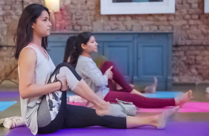 Yoga by Diva Yoga at Malini's Girl Tribe X Snapchat's BRAVE
