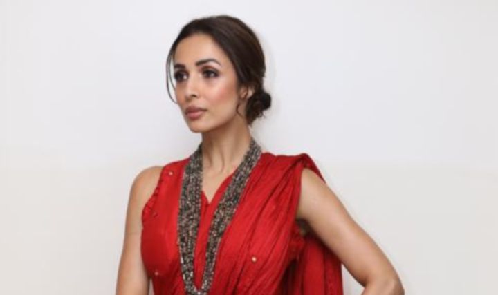 Malaika Arora Is Our Current Favourite Desi Girl In A Red Saree