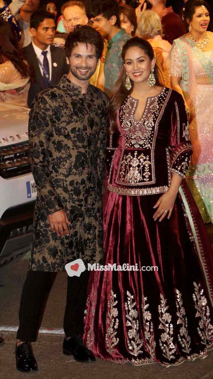 Shahid Kapoor and Mira Kapoor