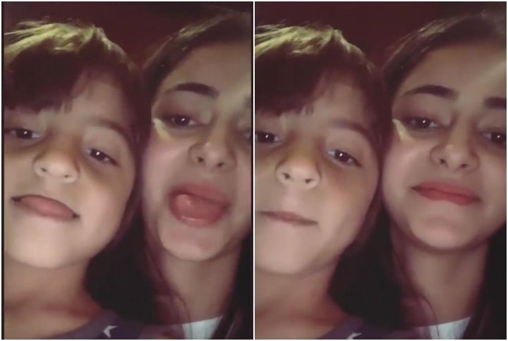 Video: AbRam Khan Trying To Imitate Ananya Panday Is The Cutest Thing On The Internet Today
