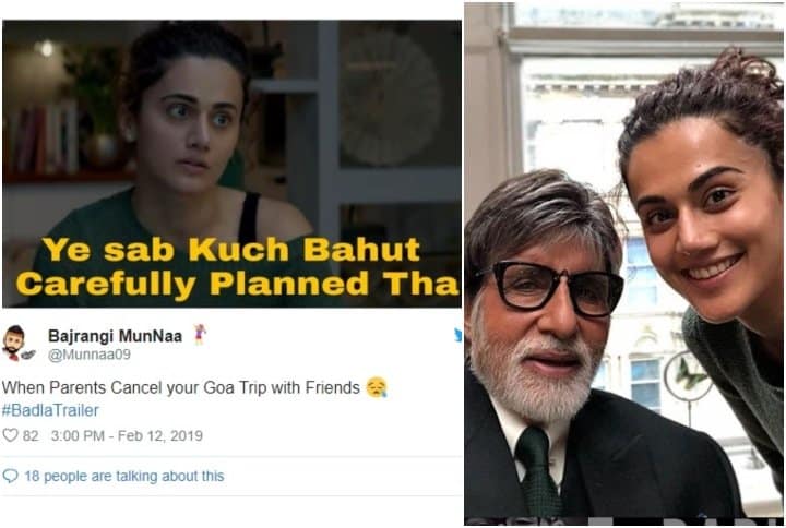 These Hilarious Memes From Amitabh Bachchan & Taapsee Pannu’s Badla Trailer Are Taking Over The Internet