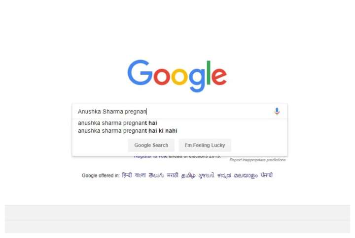 Anushka Sharma news on google