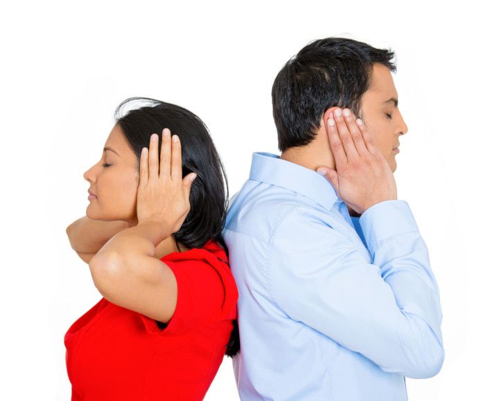 Couple Not Listening (Image Courtesy: Shutterstock)