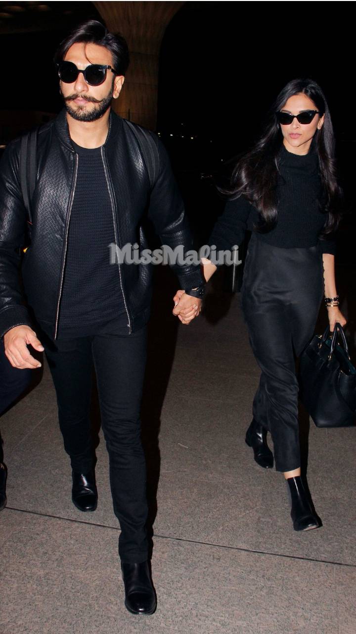 Ranveer Singh Amps Up Style Quotient in Black Leather Jacket