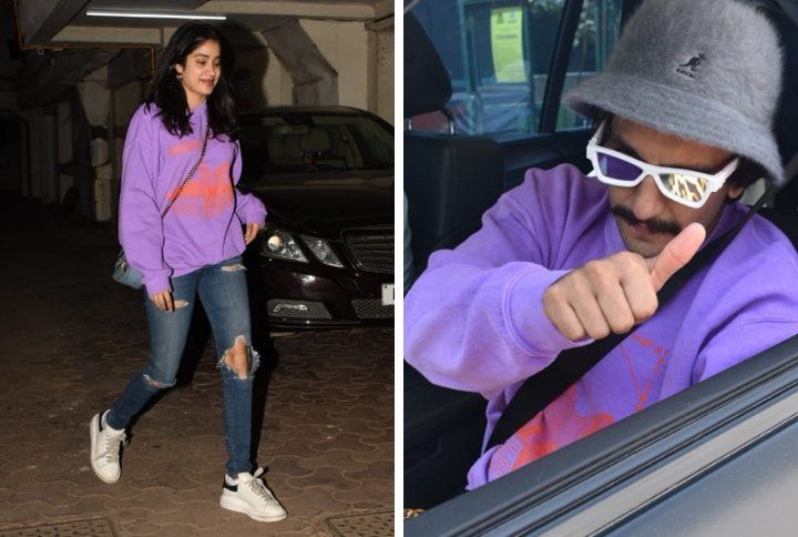 Ranveer Singh & Janhvi Kapoor Wore The Same Sweatshirt & Now We Want It Too