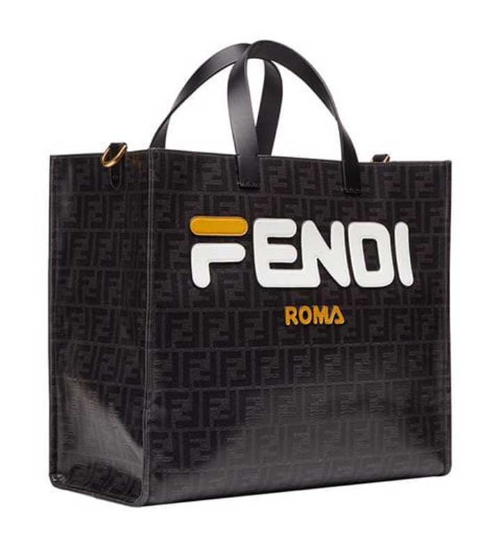Fendi x Fila FendiMania Shopping S bag