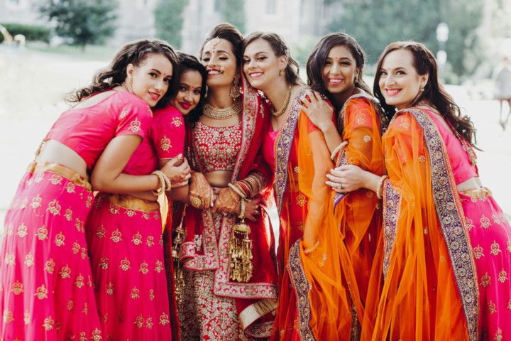 Indian Bridesmaids (Image Courtesy: Shutterstock)