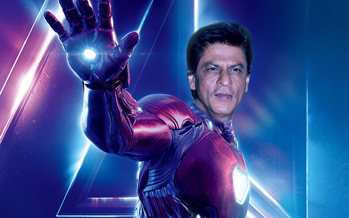 Shah Rukh Khan as Iron Man