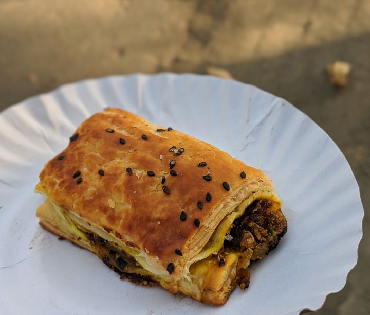 Mutton Pattice At A-1 Bakery